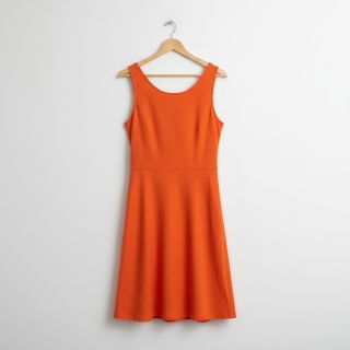 Poplin din bumbac orange