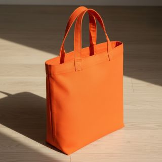 Poplin din bumbac orange