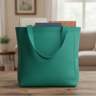 Poplin din bumbac petrol