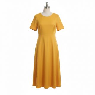 Poplin din bumbac yellow