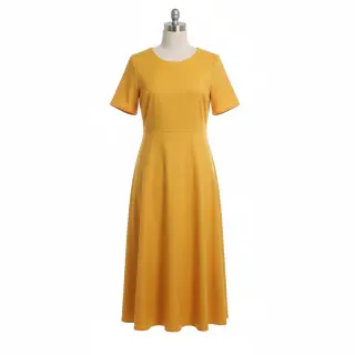 Poplin din bumbac yellow