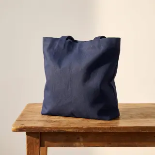 Poplin din bumbac navy
