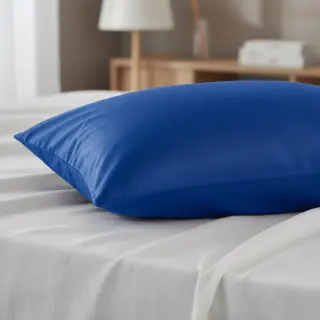 Poplin din bumbac cobalt