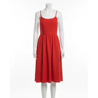 Poplin din bumbac red