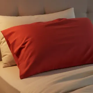 Poplin din bumbac red