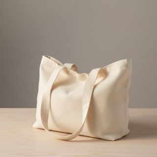 Poplin din bumbac ecru