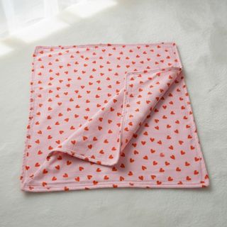 Țesătură din bumbac FLANNEL Hearts pink