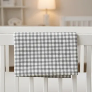 Țesătură din bumbac FLANNEL Check sage