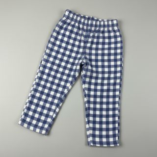 Țesătură din bumbac FLANNEL Check blue