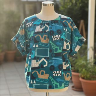 Țesătură din bumbac Vehicles petrol digital print