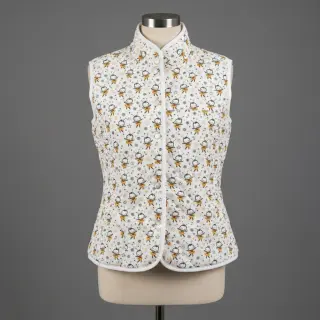 Țesătură din bumbac QUILTING Elisabetta jaune