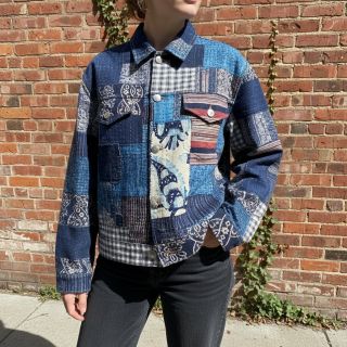 Țesătură din bumbac TWILL DENIM Mix print design B
