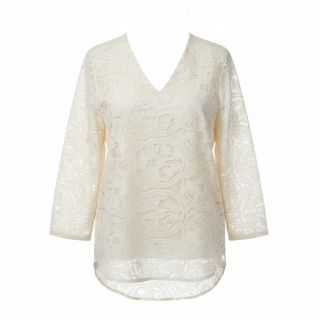 Țesătură din bumbac EMBROIDERY Blanchette design A