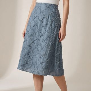 Țesătură din bumbac cu in Vintage Fringe Diamonds blue