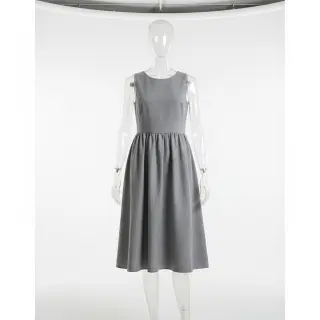 Țesătură din bumbac cu in PREMIUM light grey