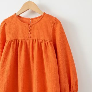 Țesătură din bumbac STRETCH Baby orange