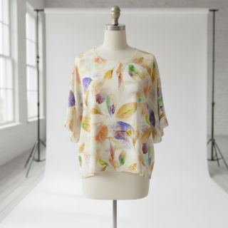 Țesătură din bumbac SATIN Hawaii yellow digital print