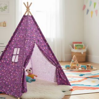 Țesătură din bumbac Love mauve