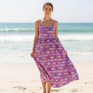 Țesătură din bumbac Love dream mauve