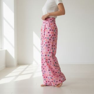 Țesătură din bumbac Love pink