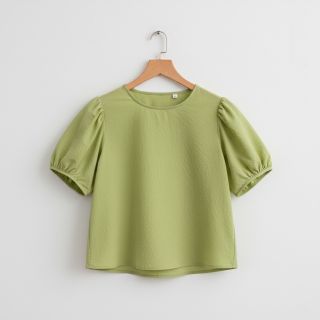 Țesătură din bumbac WASHED old lime