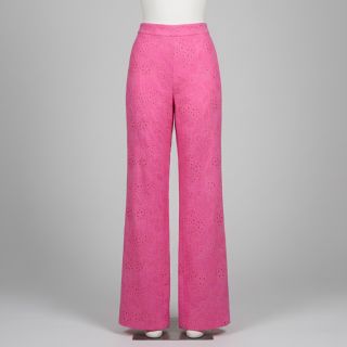 Țesătură din bumbac VOILE EMBROIDERY Vintage fuchsia