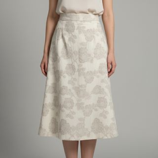 Țesătură din bumbac cu in JACQUARD Peony flowers