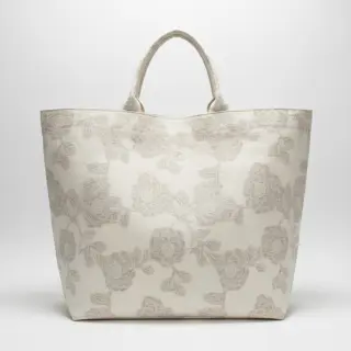 Țesătură din bumbac cu in JACQUARD Peony flowers