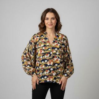 Țesătură din bumbac JAPAN Obi indigo