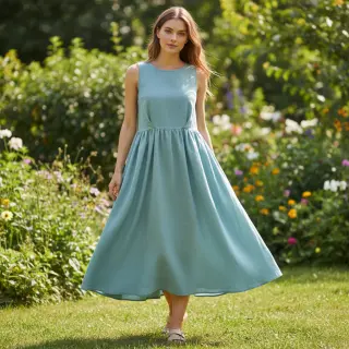 Țesătură din bumbac cu in old blue