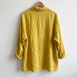 Țesătură din bumbac cu in ochre