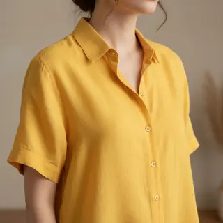 Țesătură din bumbac cu in yellow