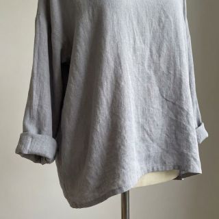 Țesătură din bumbac cu in grey