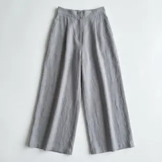 Țesătură din bumbac cu in grey