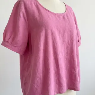 Țesătură din bumbac cu in dark pink
