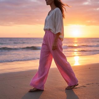 Țesătură din bumbac cu in dark pink