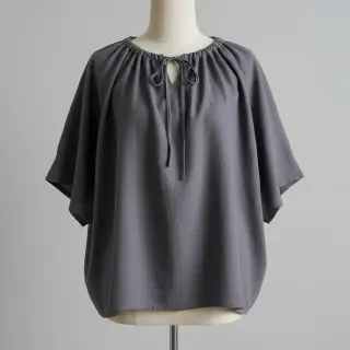Țesătură din bumbac cu in dark grey