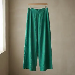 Țesătură din bumbac cu in apple green