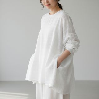 Țesătură din bumbac EMBROIDERY DOBBY Square white