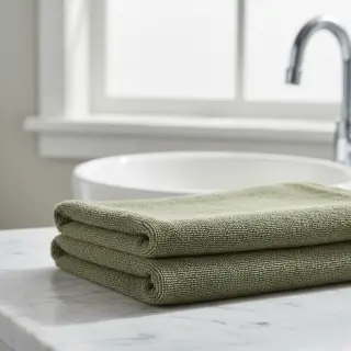 Frotir elastic pistachio