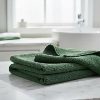 Frotir elastic dark green