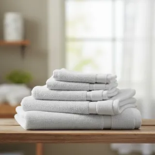 Frotir elastic white