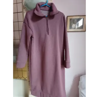 Jerse trening pieptănat JOGGING aubergine melange