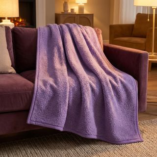 Fleece TEDDY DOUBLE SIDED lilac