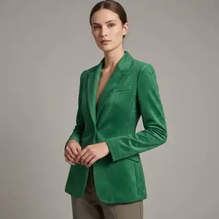 Imitație piele întoarsă stretch SCUBA dark green