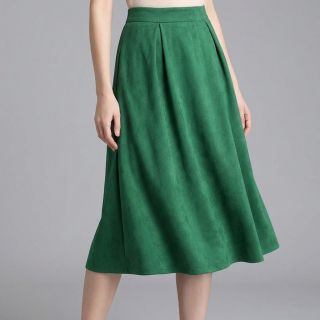 Imitație piele întoarsă stretch SCUBA dark green