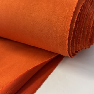 Imitație piele întoarsă stretch SCUBA orange