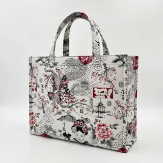 Țesătură decorativă jacquard Akita blanc