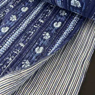 Țesătură din bumbac QUILT Gange bleu