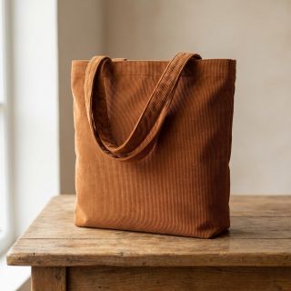 Catifea raiată subțire cognac